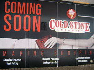 Cold Stone Creamery Coming Soon!