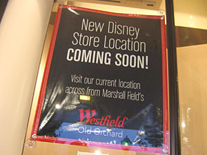 Relocation: Disney Store